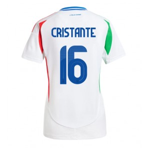 Italija Bryan Cristante #16 Gostujuci Dres za Ženska EP 2024 Kratak Rukavima